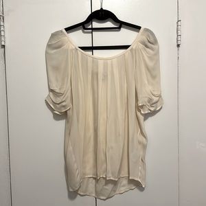 Joie silk blouse with back bow